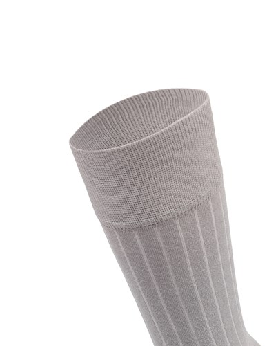 Erkek Premium Dikişsiz Merserize Çorap Gri