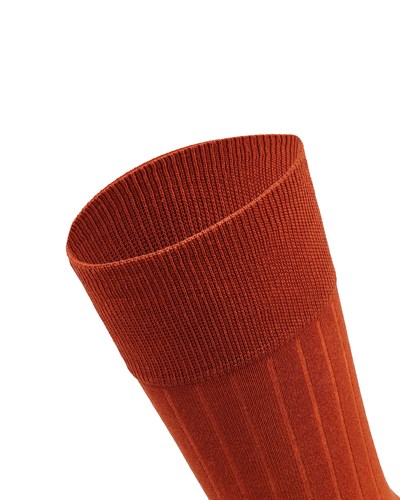 Erkek Premium Dikişsiz Merserize Çorap Kiremit