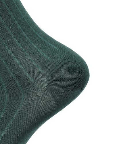 Erkek Premium Dikişsiz Merserize Çorap Yeşil