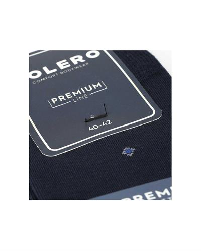 Erkek Premium Dikişsiz Pamuk Çorap Lacivert Küçük Baklava Desen
