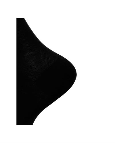 Erkek Premium Dikişsiz Pamuk Çorap Siyah Jakar Kare Desen