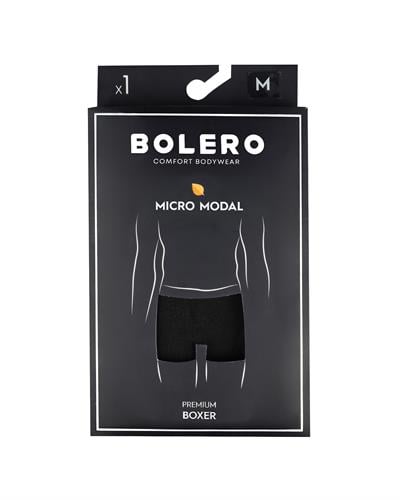 Erkek Premium Micromodal Boxer Siyah