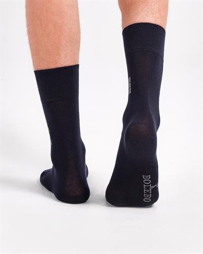 Erkek Premium Dikişsiz Yazlık Bambu Çorap Lacivert