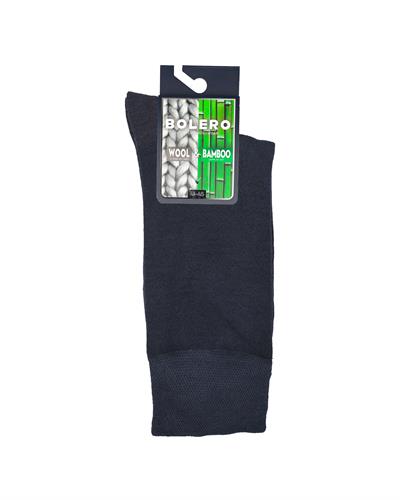 Erkek Premium Yün Bambu Kışlık Çorap Lacivert