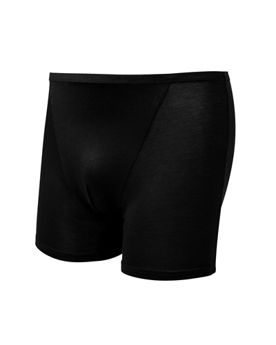 Erkek Rahat Bel Lastikli Bambu Boxer Siyah