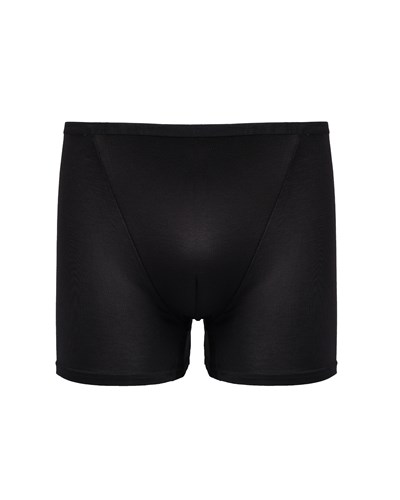 Erkek Rahat Bel Lastikli Bambu Boxer Siyah