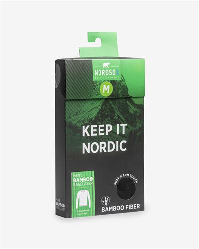 Erkek Üst Bambu İçlik Siyah