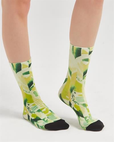 Greenish Unique Desenli Çorap