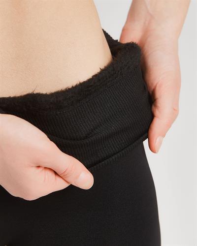 Kadın Termal Esnek Tayt Siyah