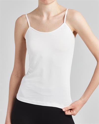 Kadın İnce Askılı Atlet Beyaz