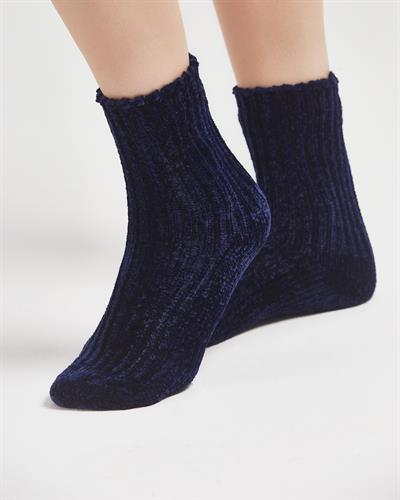 Kadın Kışlık Şönil Çorap Lacivert