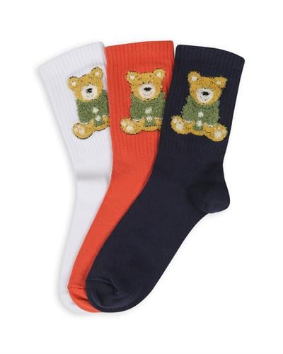 Kadın Ayıcıklı 3lü Kolej Çorabı 