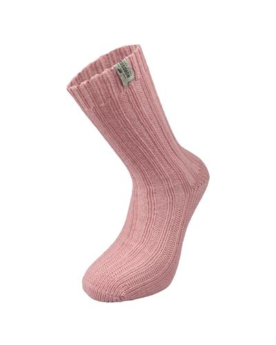 Kadın Alpaka Kışlık Yün Çorap Pembe