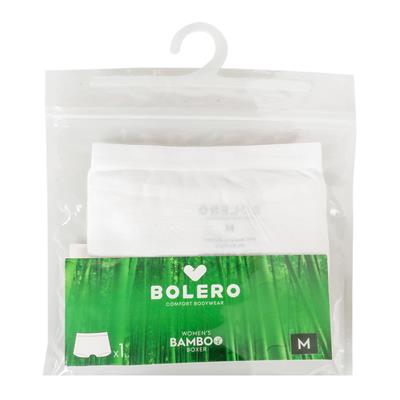 Kadın Bambu Boxer Beyaz