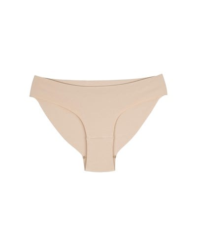 Kadın Dikişsiz Pima Pamuk Slip Ten