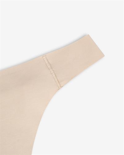 Kadın Dikişsiz Pima Pamuk Tanga Külot Ten