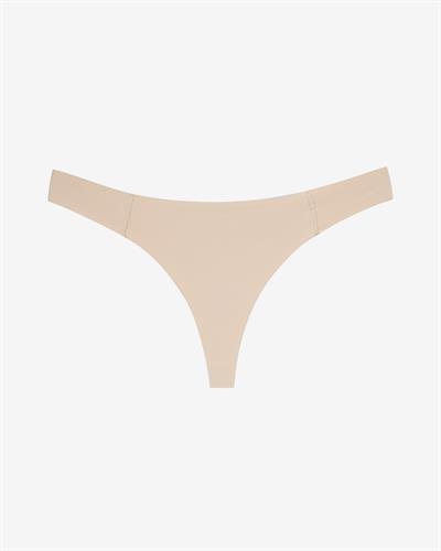 Kadın Dikişsiz Pima Pamuk Tanga Külot Ten