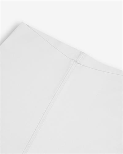 Kadın Dikişsiz Pima Pamuk Şort Beyaz