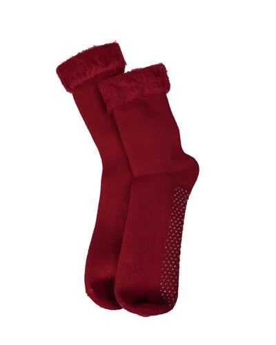 Kadın Kışlık Termal Çorap Bordo