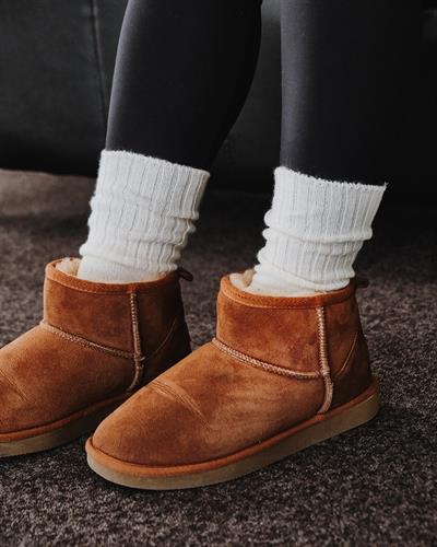 Kadın Okaliptus Kokulu 2li Uyku Çorabı Ekru