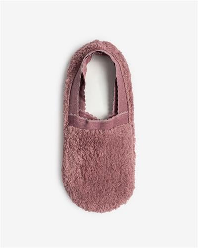 Kadın Peluş Ev Çorabı Gül Kurusu