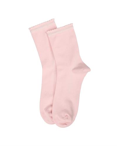 Kadın Premium Dikişsiz  Bambu Çorap Düz Pembe