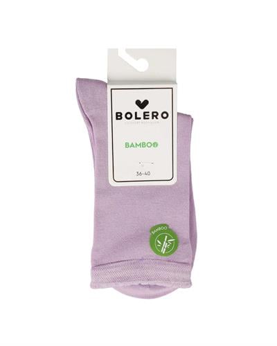 Kadın Premium Dikişsiz  Bambu Çorap Düz Lila