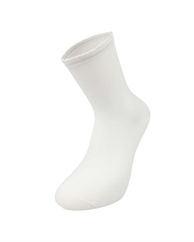 Kadın Premium Dikişsiz  Bambu Çorap Düz Ekru 