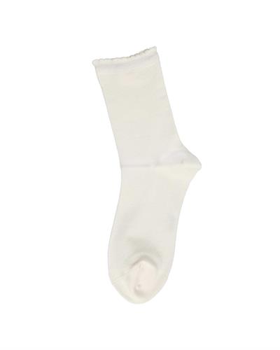 Kadın Premium Dikişsiz  Bambu Çorap Düz Ekru 