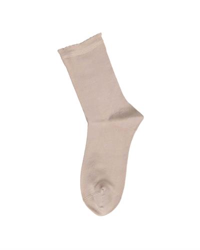 Kadın Premium Dikişsiz  Bambu Çorap Düz Vizon