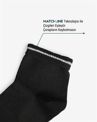 Kadın Premium Dikişsiz Modal Çorap Siyah