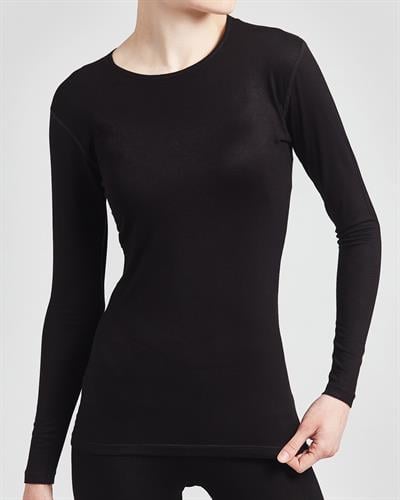 Kadın Üst Bambu İçlik Siyah