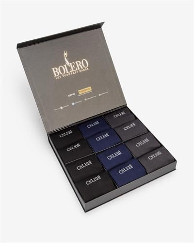 Kişiye Özel Premium Dikişsiz 12li Bambu Çorap Kutulu 