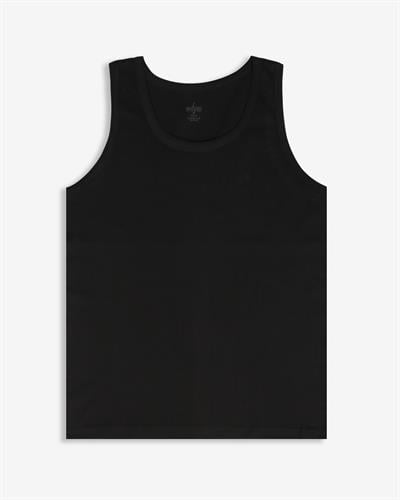 Erkek Penye Atlet Siyah