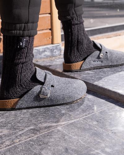 Erkek Kışlık Yün Bot Çorabı 3lü Kutu 