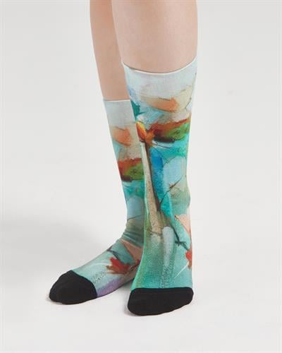 Mystery Blue Unique Desenli Çorap