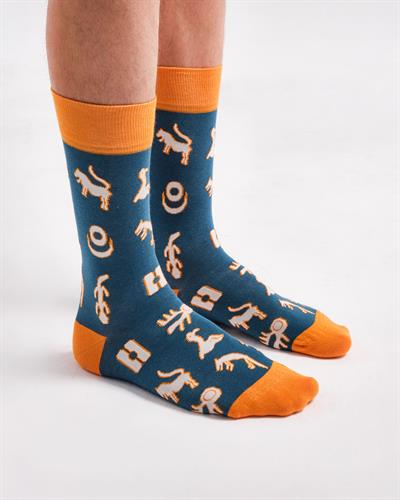 Mystic Etnik Desenli Çorap