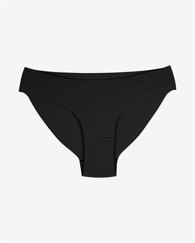 Kadın Dikişsiz Pima Pamuk Slip Siyah