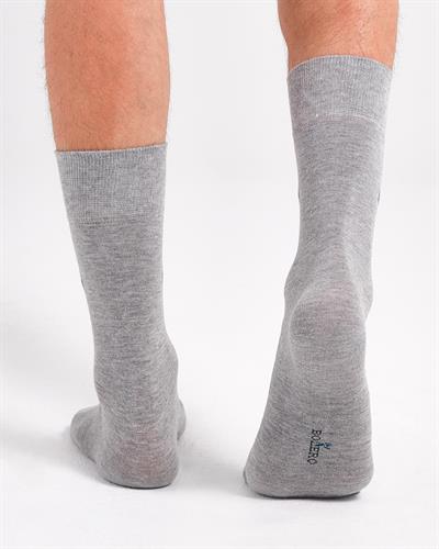 Erkek Premium Dikişsiz Bambu Çorap Gri