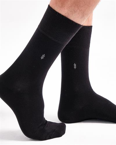 Erkek Premium Dikişsiz Bambu Çorap Siyah