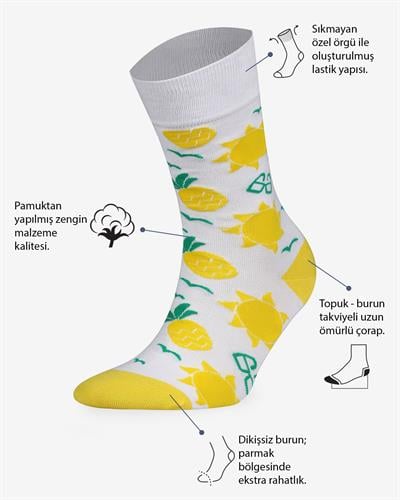 Summer Vibes Eşi Farklı Çorap