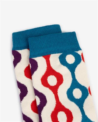 Tranquila Retro Desenli Çorap