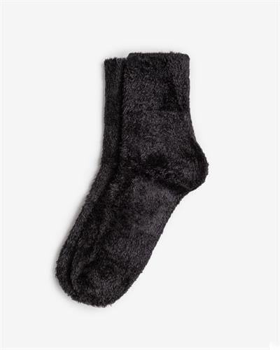 Kadın Tüylü Simli Çorap Siyah