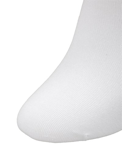Unisex Bambu Diyabetik Şeker Çorabı Beyaz