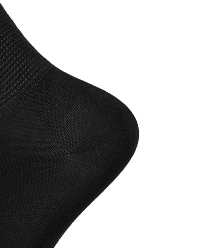 Unisex Bambu Diyabetik Şeker Çorabı Siyah