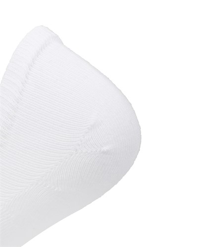 Unisex Premium Dikişsiz Görünmez Çorap Beyaz