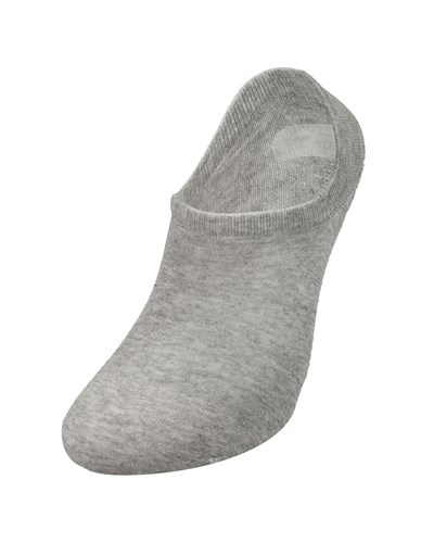 Unisex Premium Dikişsiz Görünmez Çorap Gri