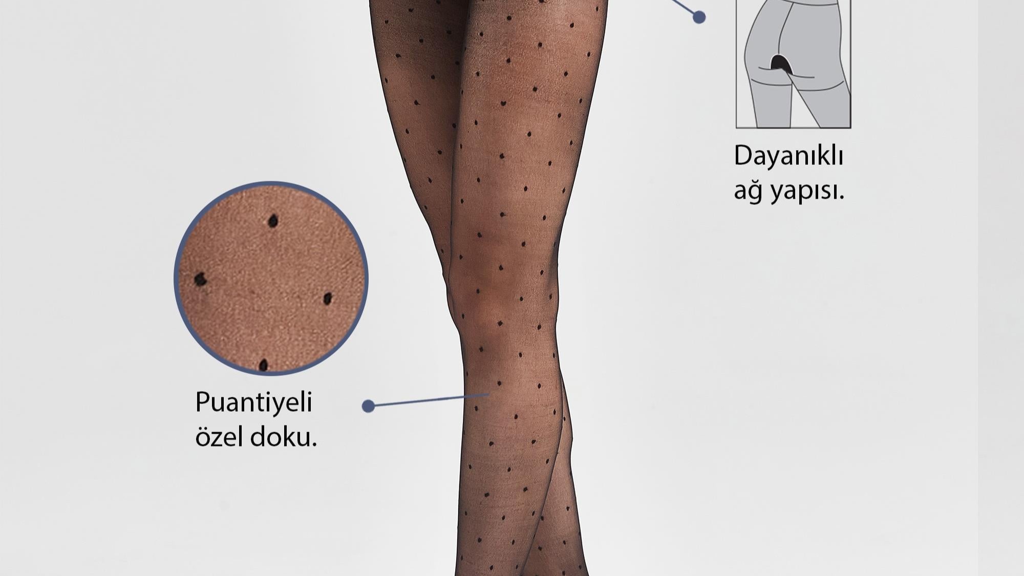 Fransız Esintisi: Puantiyeli Çoraplarla Tarzınıza Hareket Katın,kadın külotlu çorap,puantiyeli külotlu çorap,siyah külotlu çorap,20 den çorap,ince külotlu çorap,ofis çorabı,elbise çorabı,topuklu ayakkabı uyumu,Bolero