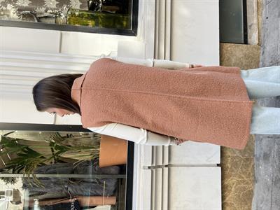 Buklet Sıfır Kol Yelek Kahverengi