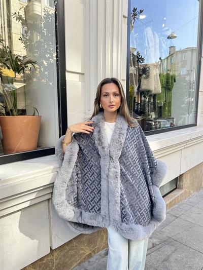 Steinkjer Model Kürklü Panço Gri